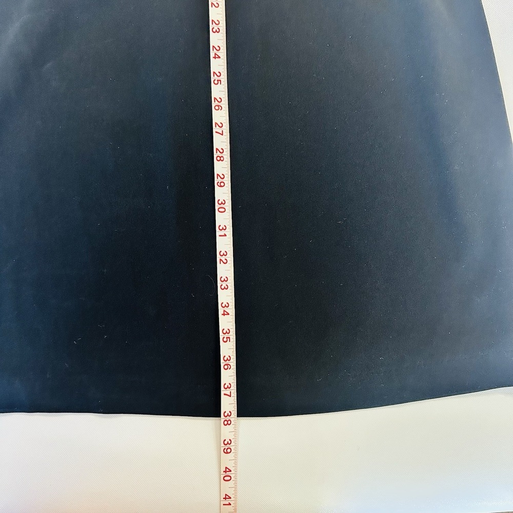 Talbots Women's Black Midi Dress Size 18 Sleeveless Round Neck Side Zip - Picture 9 of 9